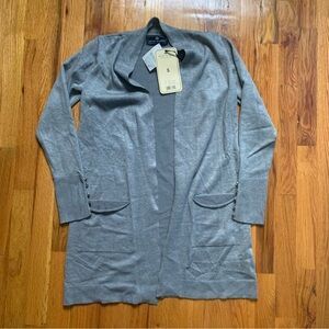 Seven Manor gray long cardigan size S